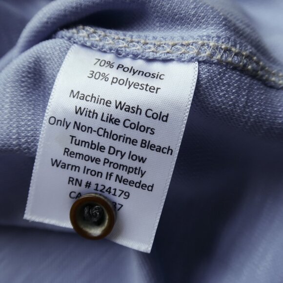 Johnston & Murphy Blue Polo (L) OMG! ⛳️ 😎 - Picture 6 of 9